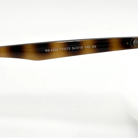 Ray-Ban Round Lens RB4306 Highstreet Tortoise Brown Lens  Sunglasses 54mm 710/73 - Picture 6 of 11